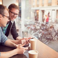 friends at cafe. - junk food stock pictures, royalty-free photos & images