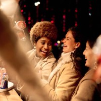 friends having fun in a food street market at night - junk food stock pictures, royalty-free photos & images