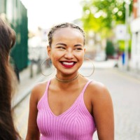friends laughing - fashion stock pictures, royalty-free photos & images