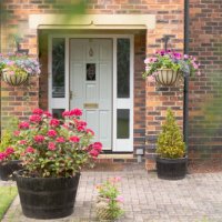 front garden - garden decoration stock pictures, royalty-free photos & images