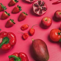 fruit and vegetables background knolling from above flat lay - food stock pictures, royalty-free photos & images