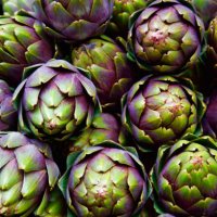 full frame of purple italian artichokes - food stock pictures, royalty-free photos & images