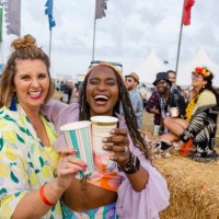 fun at a music festival - concert stock pictures, royalty-free photos & images