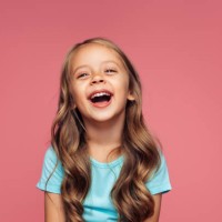 funny girl on pink background - fashion stock pictures, royalty-free photos & images