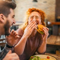 funny moments during meal - food stock pictures, royalty-free photos & images