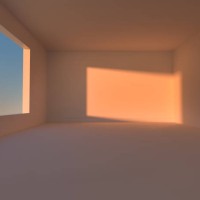 futuristic empty room, 3d rendering - home decoration stock pictures, royalty-free photos & images