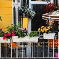 garden balcony - garden decoration stock pictures, royalty-free photos & images
