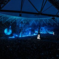General view as Abel 'The Weeknd' Tesfaye performs live at the London Stadium as part of his After Hours til Dawn Tour on July 7, 2023 in London,...