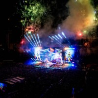 General view as artist P!NK performs as part of the P!NK: Summer Carnival 2023 tour during the Nucor Fenway Concert Series presented by Wasabi...