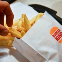 General view of close up of Burger King French Fries on July 13, 2023 in Turin, Italy. On the occasion of World French Fries Day, celebrated on July...