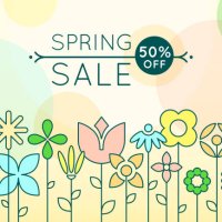 geometric floral background - garden decoration stock illustrations