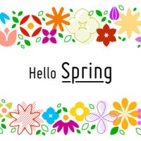 geometric flower background - garden decoration stock illustrations