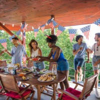 getting ready for 4th july - home decoration stock pictures, royalty-free photos & images