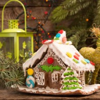 gingerbread house european christmas holiday traditions - garden decoration stock pictures, royalty-free photos & images