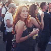 girl at a festival - concert stock pictures, royalty-free photos & images