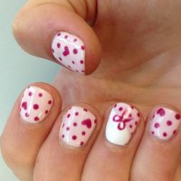 girl hand with nail art - nails art stock pictures, royalty-free photos & images