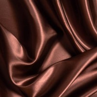 glossy brown satin textured background with waves and folds. cloth material backdrop for luxury products presentation. flat lay, close up - fashion stock pictures, royalty-free photos & images