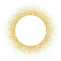 gold vector glitter circle frame - fashion stock illustrations