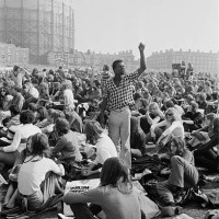 Goodbye Summer, a charity pop concert to relieve famine in Bangladesh, at the Oval cricket ground in London, 18th September 1971.