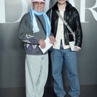 Gramps and Jannik attends the Dior Homme Menswear Fall-Winter 2025/2026 show as part of Paris Fashion Week at Ecole Militaire on January 24, 2025 in...