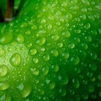 green apple detail - food stock pictures, royalty-free photos & images