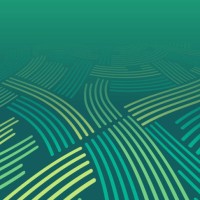 green farm fields abstract background - food stock illustrations