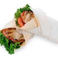 grilled chicken caesar wraps - junk food stock pictures, royalty-free photos & images