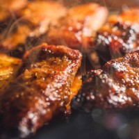 grilled ribs - junk food stock pictures, royalty-free photos & images