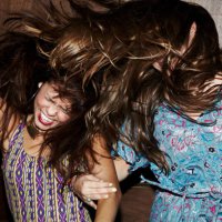 group of friends having fun - hairstyle stock pictures, royalty-free photos & images