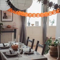 halloween lunch - home decoration stock pictures, royalty-free photos & images