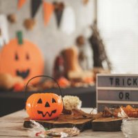 halloween theme - home decoration stock pictures, royalty-free photos & images