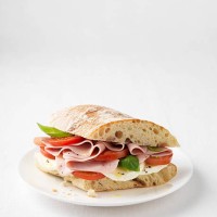 ham, tomato and cheese sandwich - food stock pictures, royalty-free photos & images
