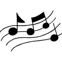 hand drawn notes - concert stock illustrations