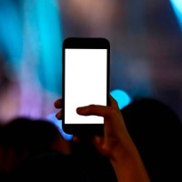 hand holding their smart phones and photographing concert - concert stock pictures, royalty-free photos & images
