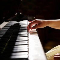 hands of female pianist playing piano,close up - concert stock pictures, royalty-free photos & images
