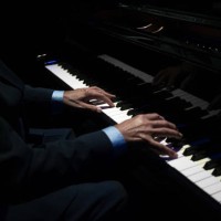 hands playing the piano - concert stock pictures, royalty-free photos & images
