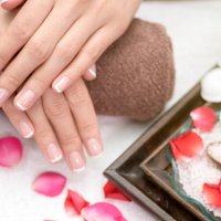hands spa.manicure concept - nails art stock pictures, royalty-free photos & images