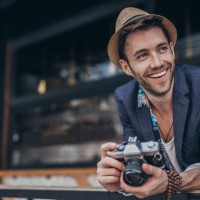 handsome man photographer - fashion stock pictures, royalty-free photos & images