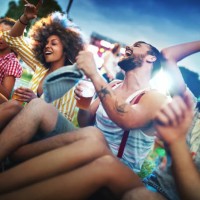 hanging out with friends. - concert stock pictures, royalty-free photos & images