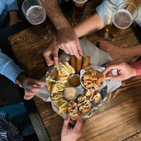 happy hour at the bar - food stock pictures, royalty-free photos & images