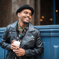 happy smiling african american man. - fashion stock pictures, royalty-free photos & images