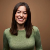 happy woman against brown background - fashion stock pictures, royalty-free photos & images
