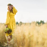 happy woman in fields - fashion stock pictures, royalty-free photos & images
