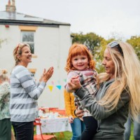 having a dance - garden decoration stock pictures, royalty-free photos & images