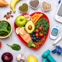 healthy eating for blood glucose, blood pressure and weight control concept - food stock pictures, royalty-free photos & images