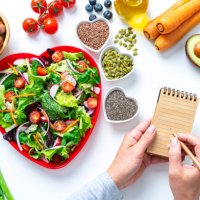healthy fruits and vegetables salad recipe - food stock pictures, royalty-free photos & images