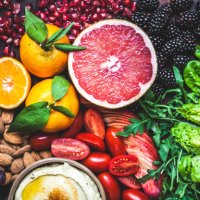 healthy vegan snack board pink grapefruit - food stock pictures, royalty-free photos & images