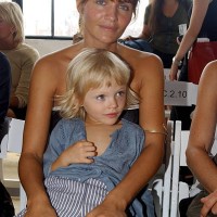 Helena Christensen with son Mingus Luchien Reedus
