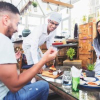 here is your order sir - junk food stock pictures, royalty-free photos & images