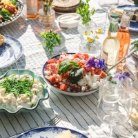 high angle view of fresh meal on dining table - food stock pictures, royalty-free photos & images